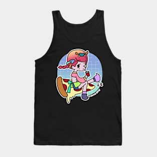 Pizza carpet Tank Top